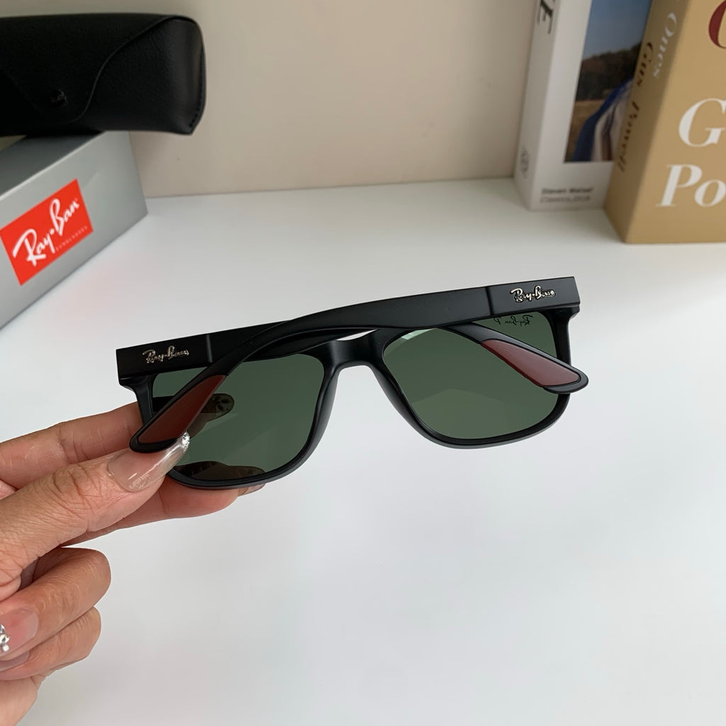 Ray-Ban Polarized Square Black Lens Sunglasses for Men & Women - 450156 - detail image 8
