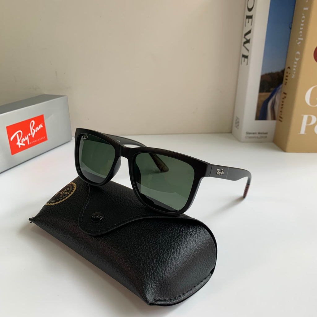 Ray-Ban Polarized Square Black Lens Sunglasses for Men & Women - 450156 - detail image 4