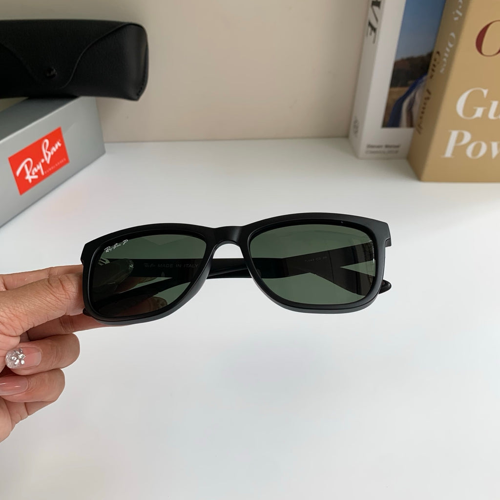 Ray-Ban Polarized Square Black Lens Sunglasses for Men & Women - 450156 - detail image 3